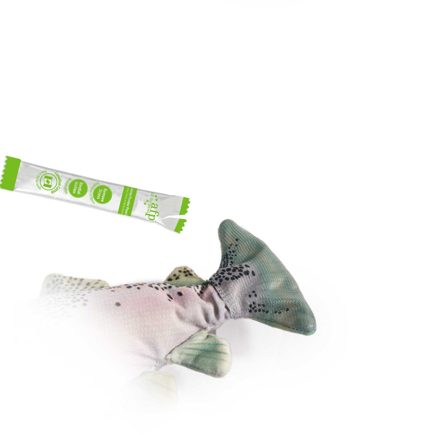 Jittering Trout Cat Toy - Flopping Dancing Fish + Catnip Silvervine Electric USB - Mega Pet Store