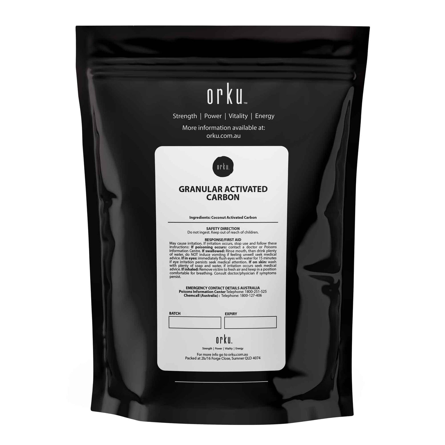 1Kg Granular Activated Carbon GAC Coconut Shell Charcoal - Water Air Filtration - Mega Pet Store