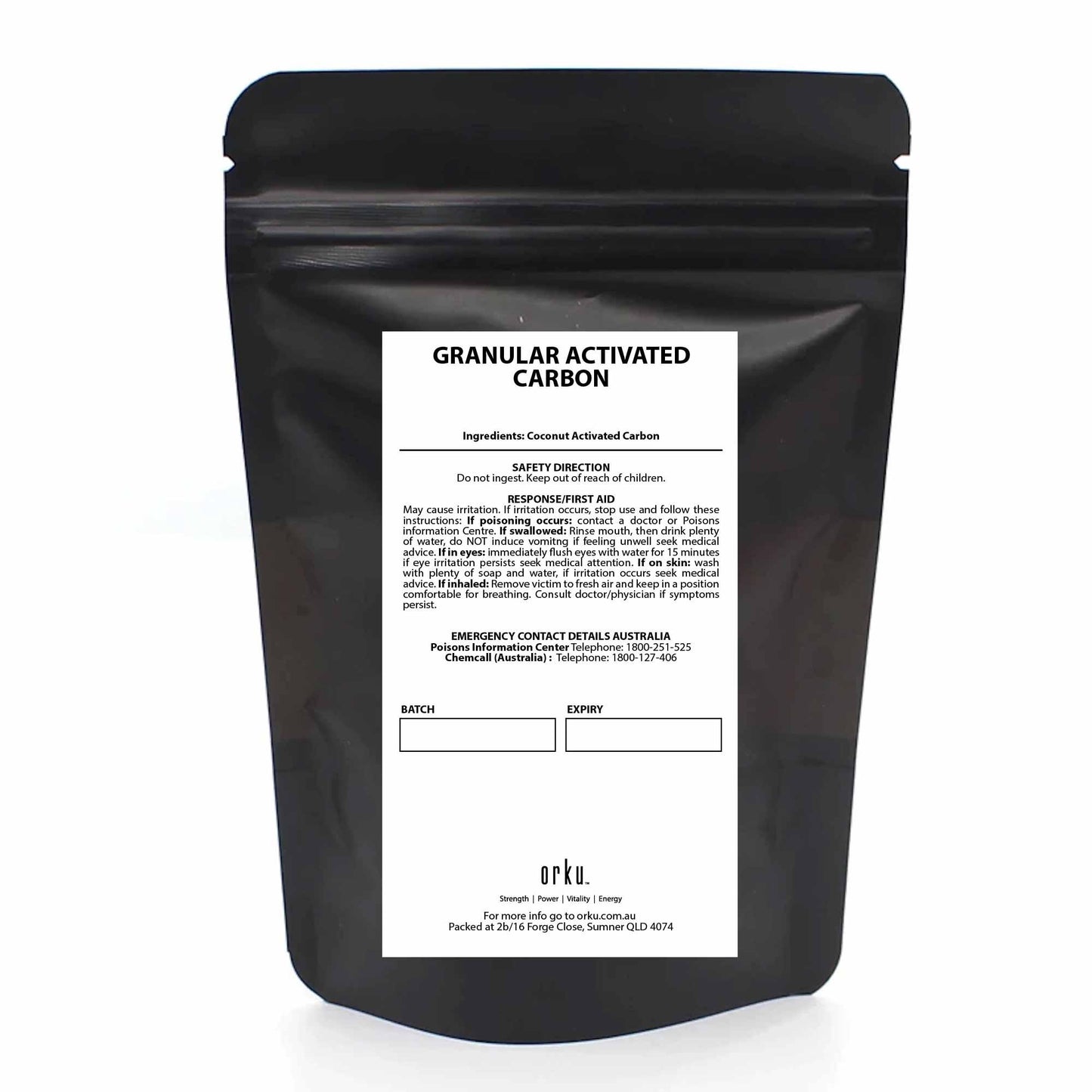 2Kg Granular Activated Carbon GAC Coconut Shell Charcoal - Water Air Filtration - Mega Pet Store