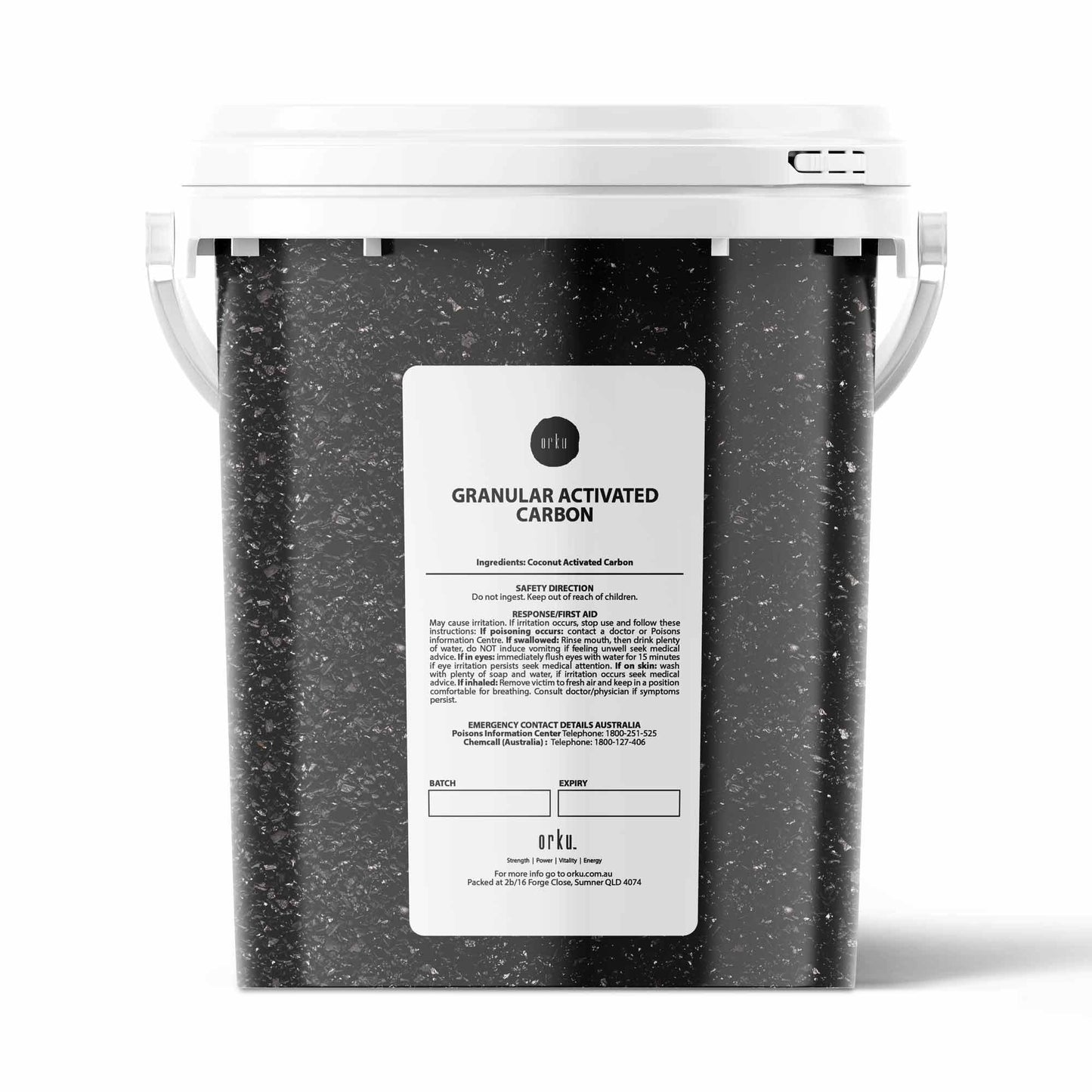 600g Granular Activated Carbon Tub GAC Coconut Shell Charcoal - Water Filtering - Mega Pet Store