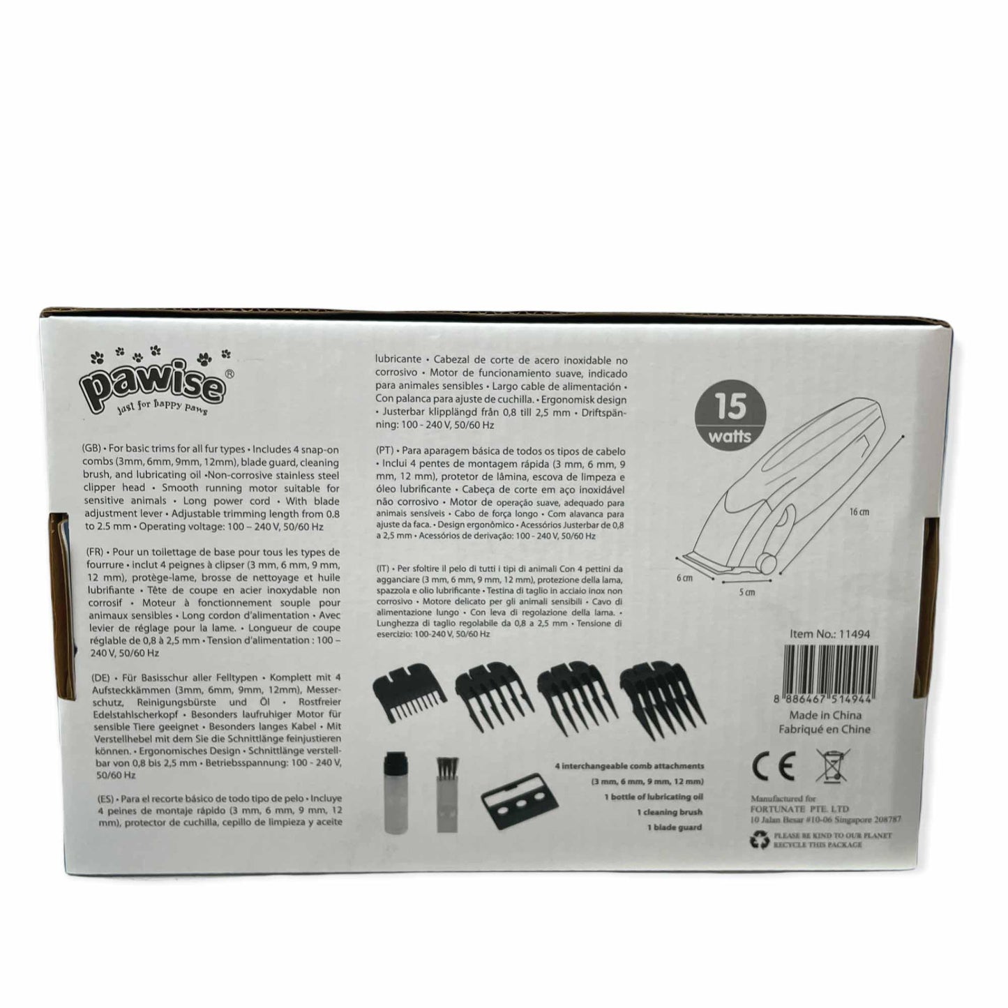 Pet Hair Clippers Set Dog Cat Quiet Grooming Trimmer Electric Shaver Groomer Kit - Mega Pet Store