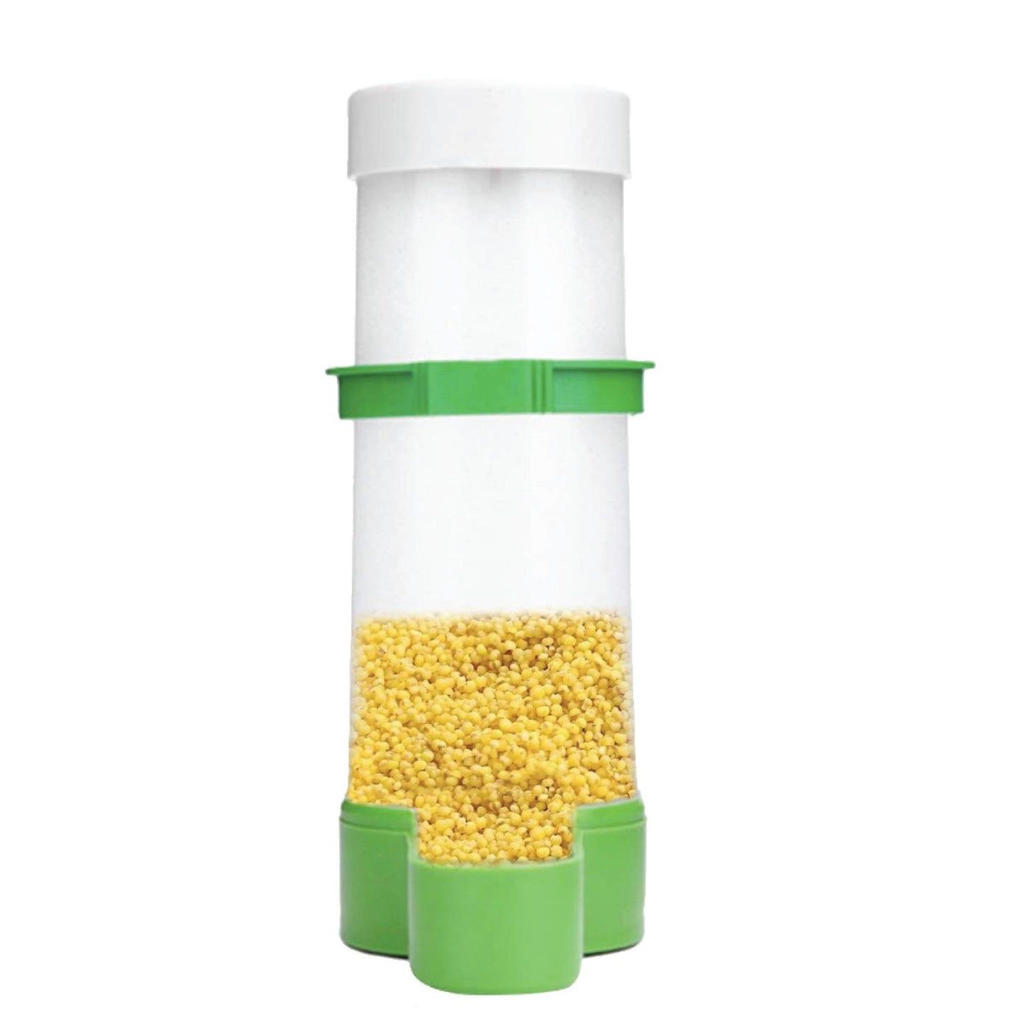 5x Bird Cage Food Dispenser Feeder Automatic Pet Parrot Budgie Cockatiel Aviary - Mega Pet Store