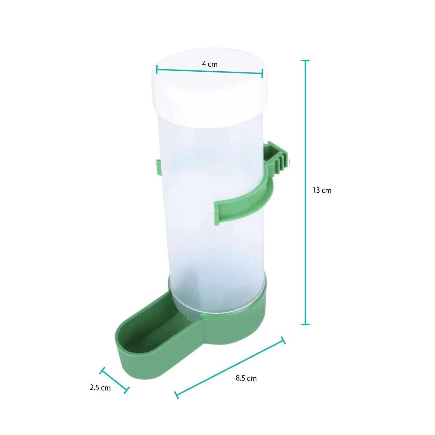5x Bird Cage Food Dispenser Feeder Automatic Pet Parrot Budgie Cockatiel Aviary - Mega Pet Store