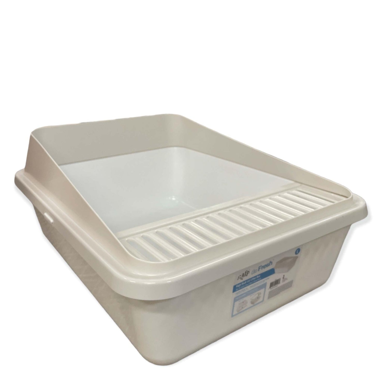 High Back Cat Litter Tray Large - Pet Fresh Clean Kitten Toilet Box - Mega Pet Store