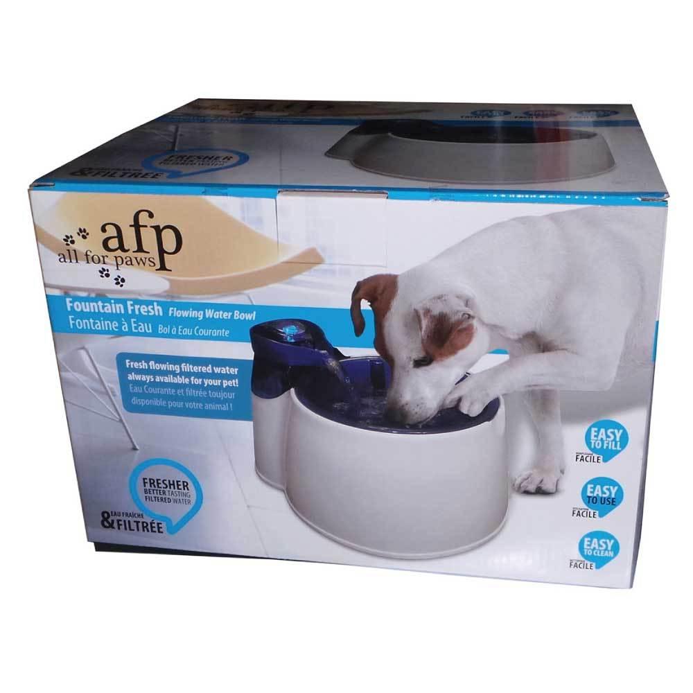 2L Fountain Fresh Pet Water Filter Bowl - Interactive Dog Cat Purifier - Mega Pet Store