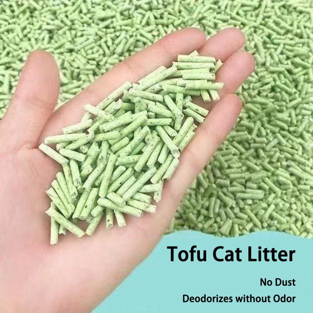 Dust-Free Tofu Cat Litter Quick Clumping & Odor Control Plant-Based Deodorizer Ideal for Multi-Cat Homes - Mega Pet Store