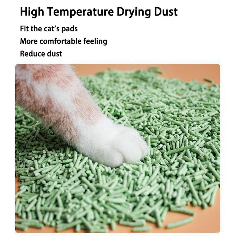 Dust-Free Tofu Cat Litter Quick Clumping & Odor Control Plant-Based Deodorizer Ideal for Multi-Cat Homes - Mega Pet Store