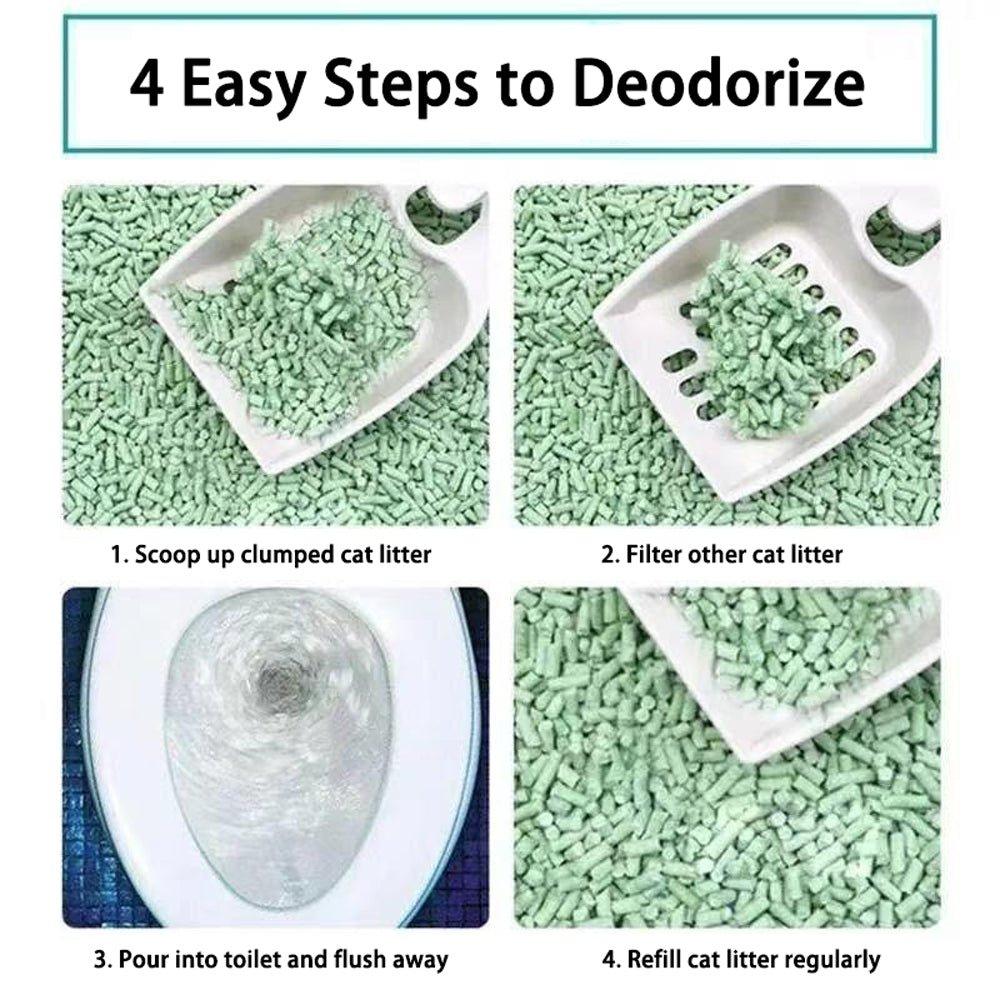 Dust-Free Tofu Cat Litter Quick Clumping & Odor Control Plant-Based Deodorizer Ideal for Multi-Cat Homes - Mega Pet Store
