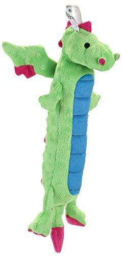 Dragon Skinny Green Sml GODOG PLUSH TOY - Mega Pet Store