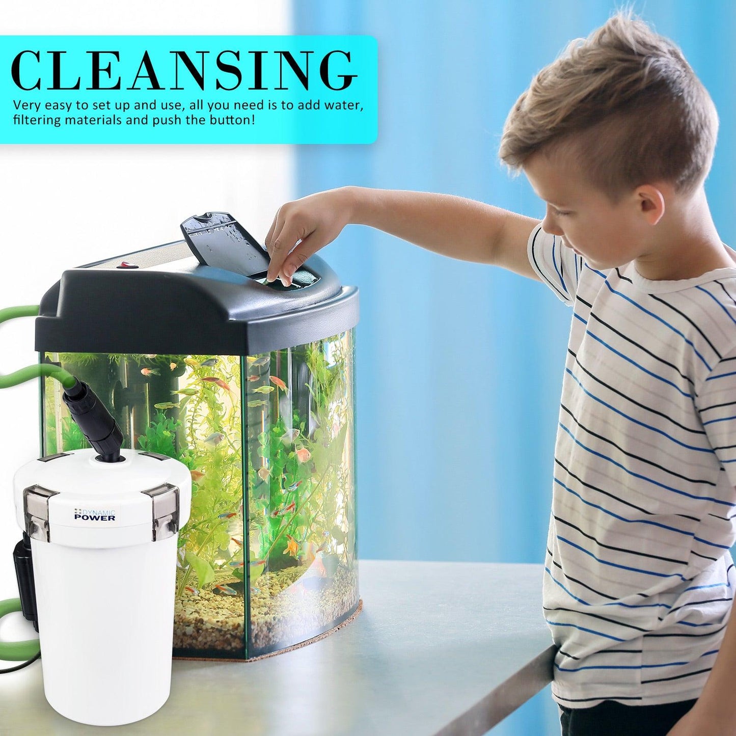 Aquarium External Canister Filter 400L/H - Mega Pet Store