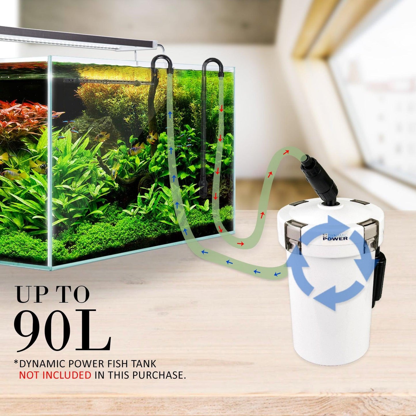 Aquarium External Canister Filter 400L/H - Mega Pet Store