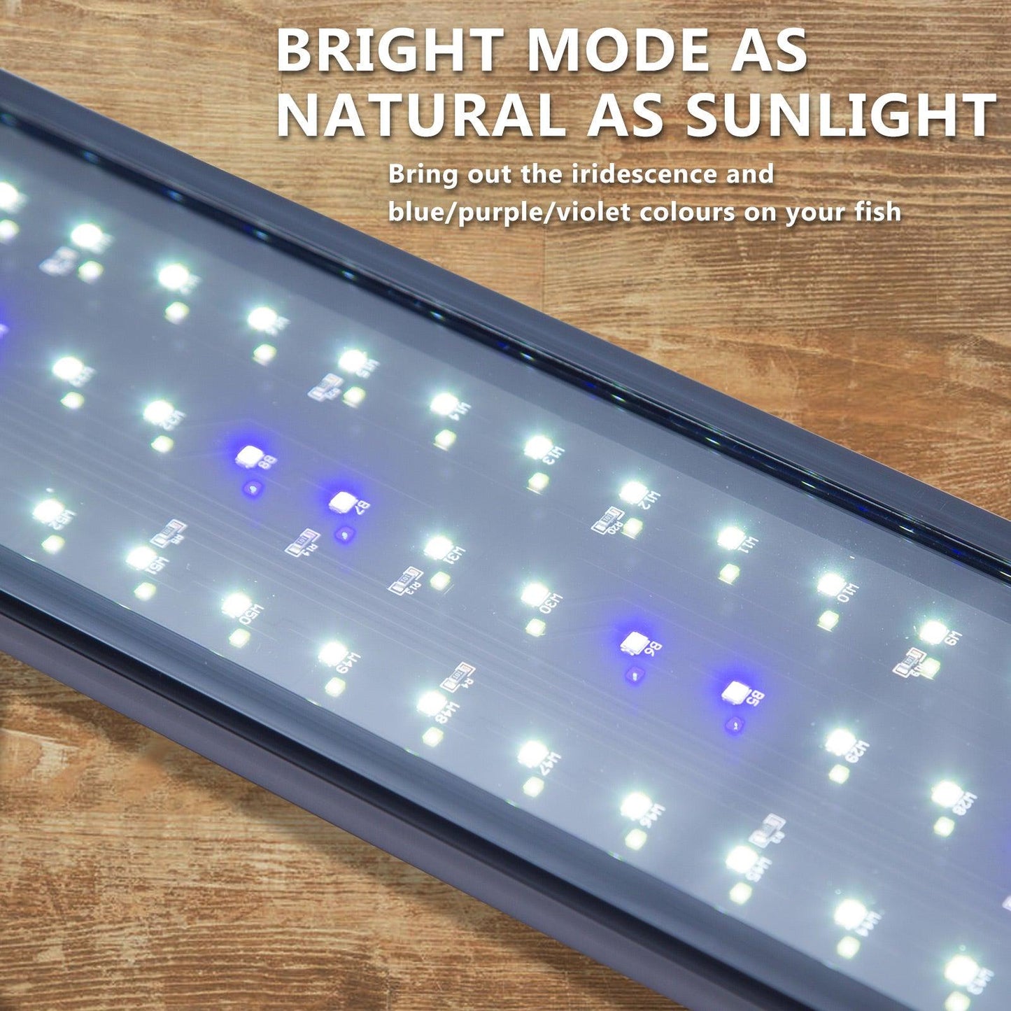 6W Set 2 Aquarium Blue White LED Light for Tank 30-50cm - Mega Pet Store