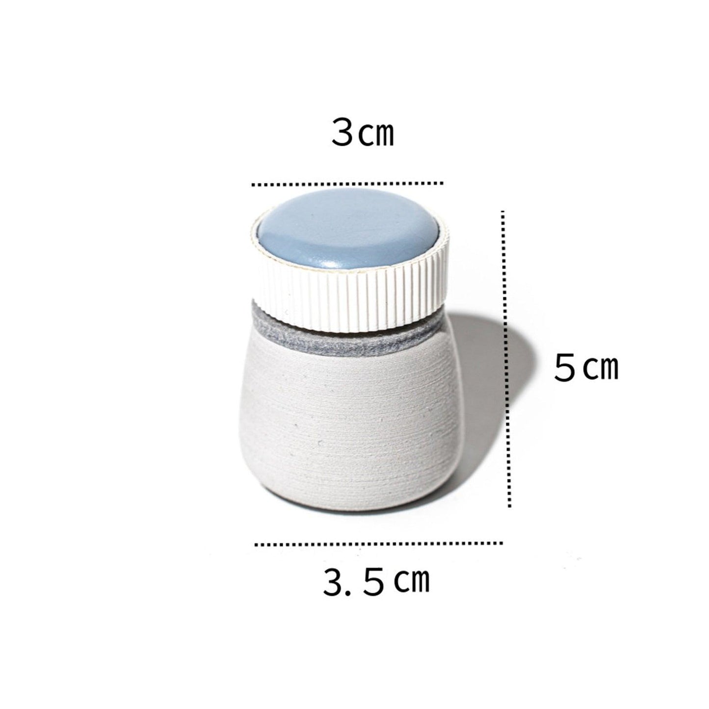 Fish Tank Corner Moss Magnet Scraper Glass Algae Cleaner Magnetic Scrubber GREY - Mega Pet Store