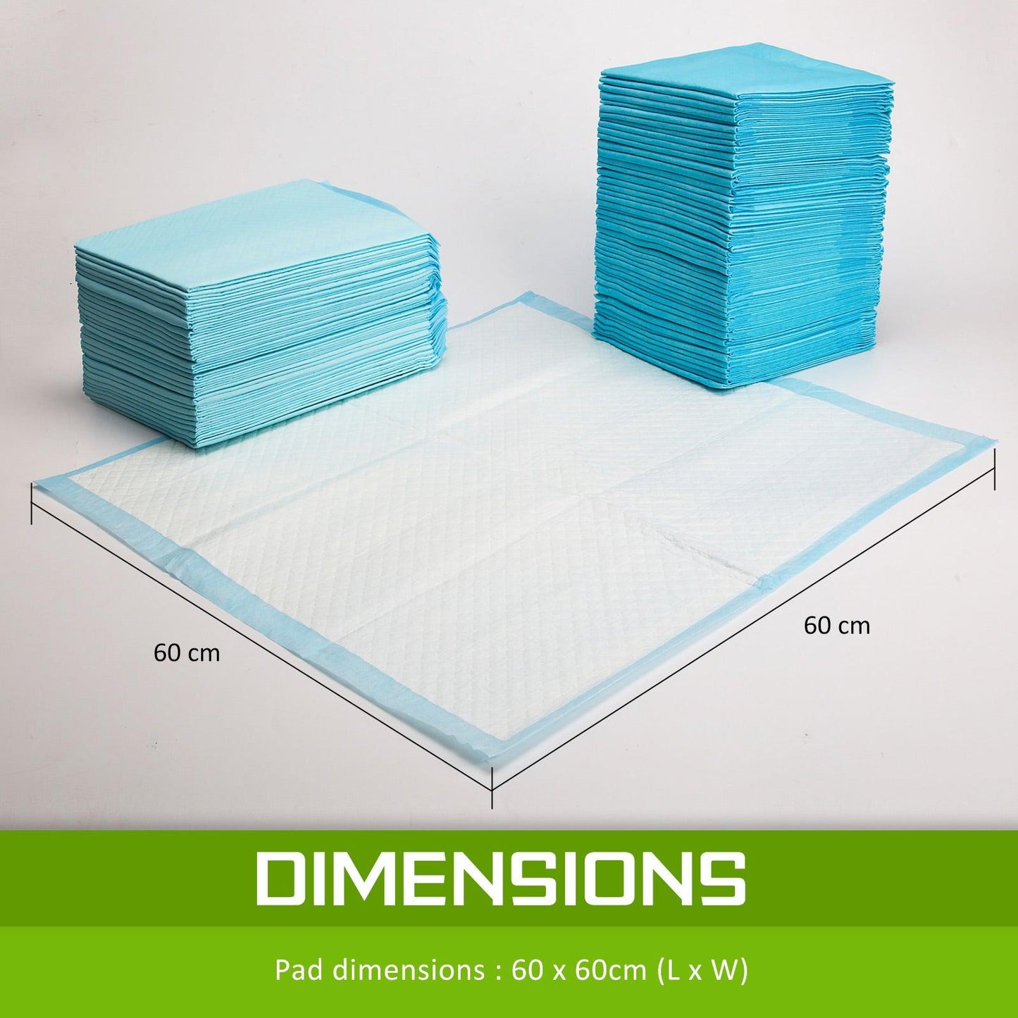 100pcs Pet Dog Cat Potty Training Toilet Mat Pads BLUE - Mega Pet Store