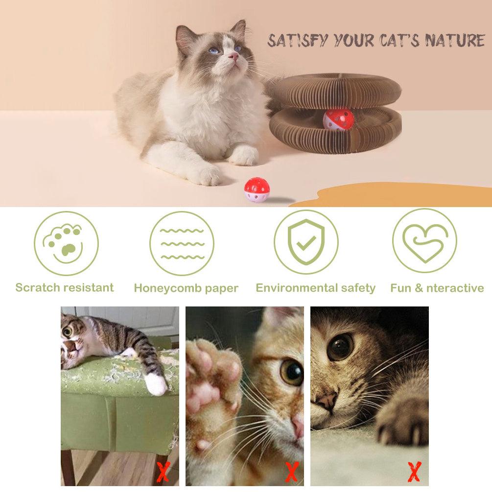 YES4PETS 2 x Small Magic Organ Cat Kitten Scratching Board Toy Play Best Scratcher - Mega Pet Store