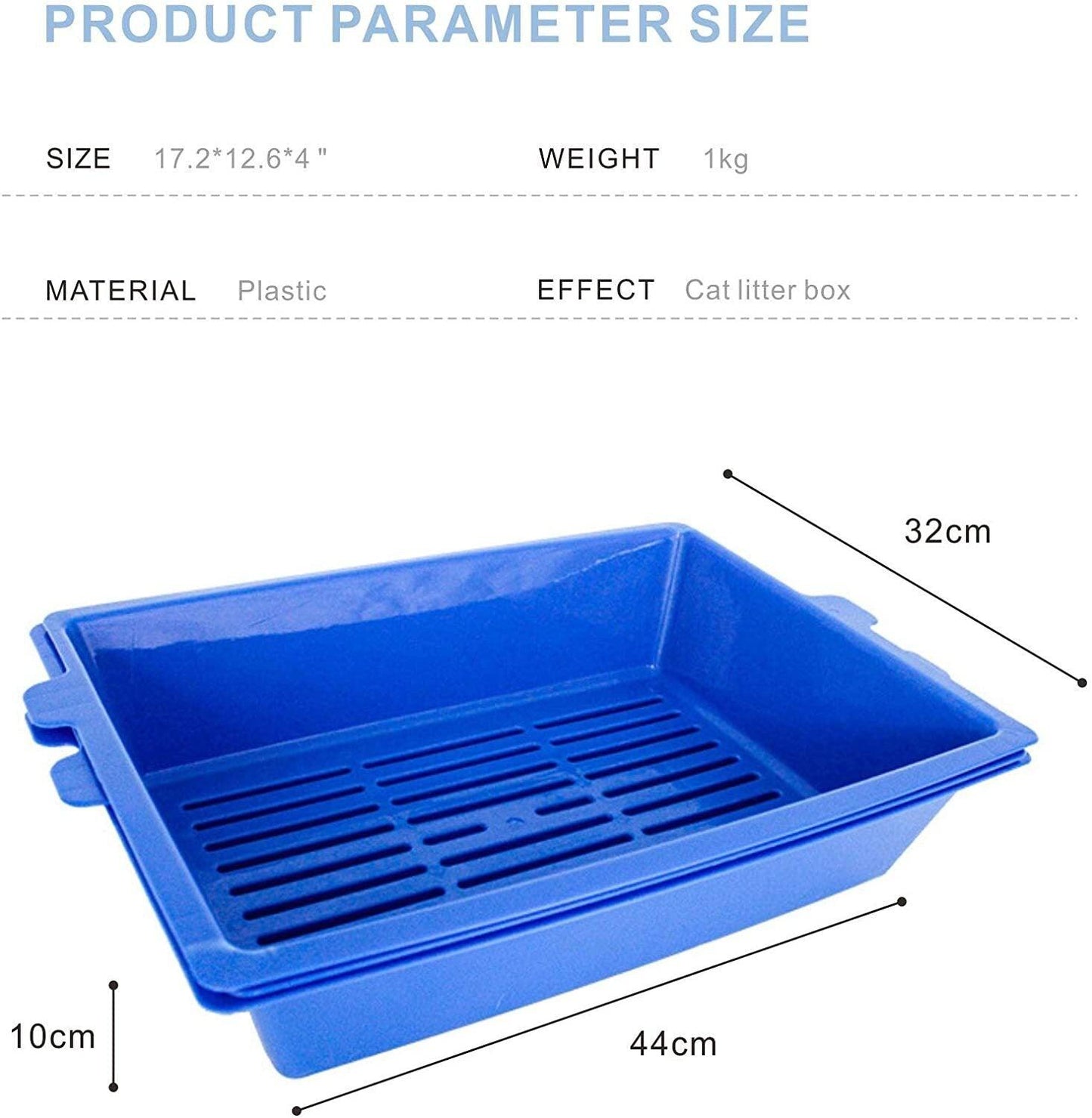 YES4PETS Lift and Sift Self Cleaning Kitty Litter Trays Cat Litter Tray Toilet Sifting Slotted Trays - Mega Pet Store