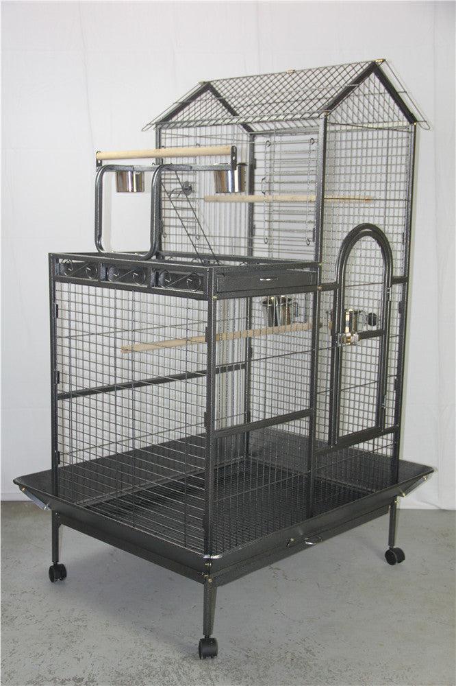 YES4PETS 160cm XL Bird Cage Pet Parrot Aviary Budgie Perch Castor Wheels - Mega Pet Store
