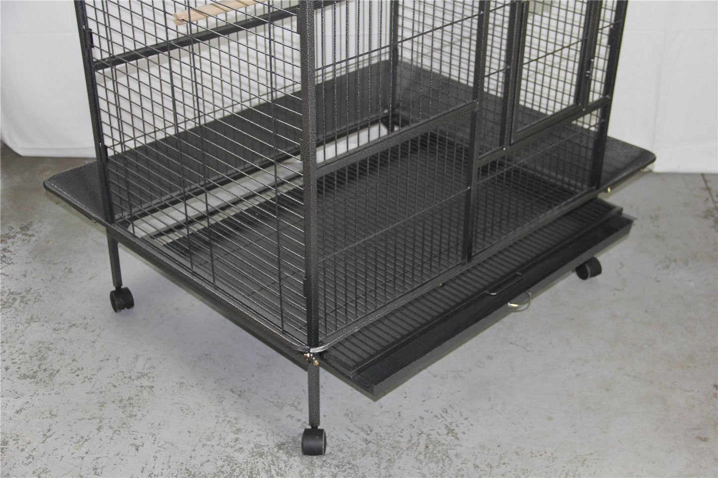 YES4PETS 160cm XL Bird Cage Pet Parrot Aviary Budgie Perch Castor Wheels - Mega Pet Store
