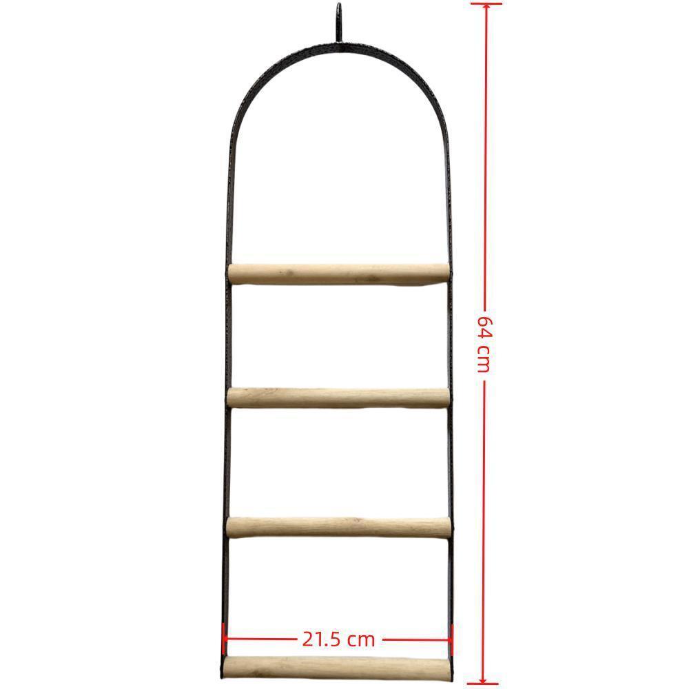YES4PETS Bird Cage Jumbo Swing Metal Arch Frame Wood Perch Canary Pet Parrot Hanging Toy - Mega Pet Store