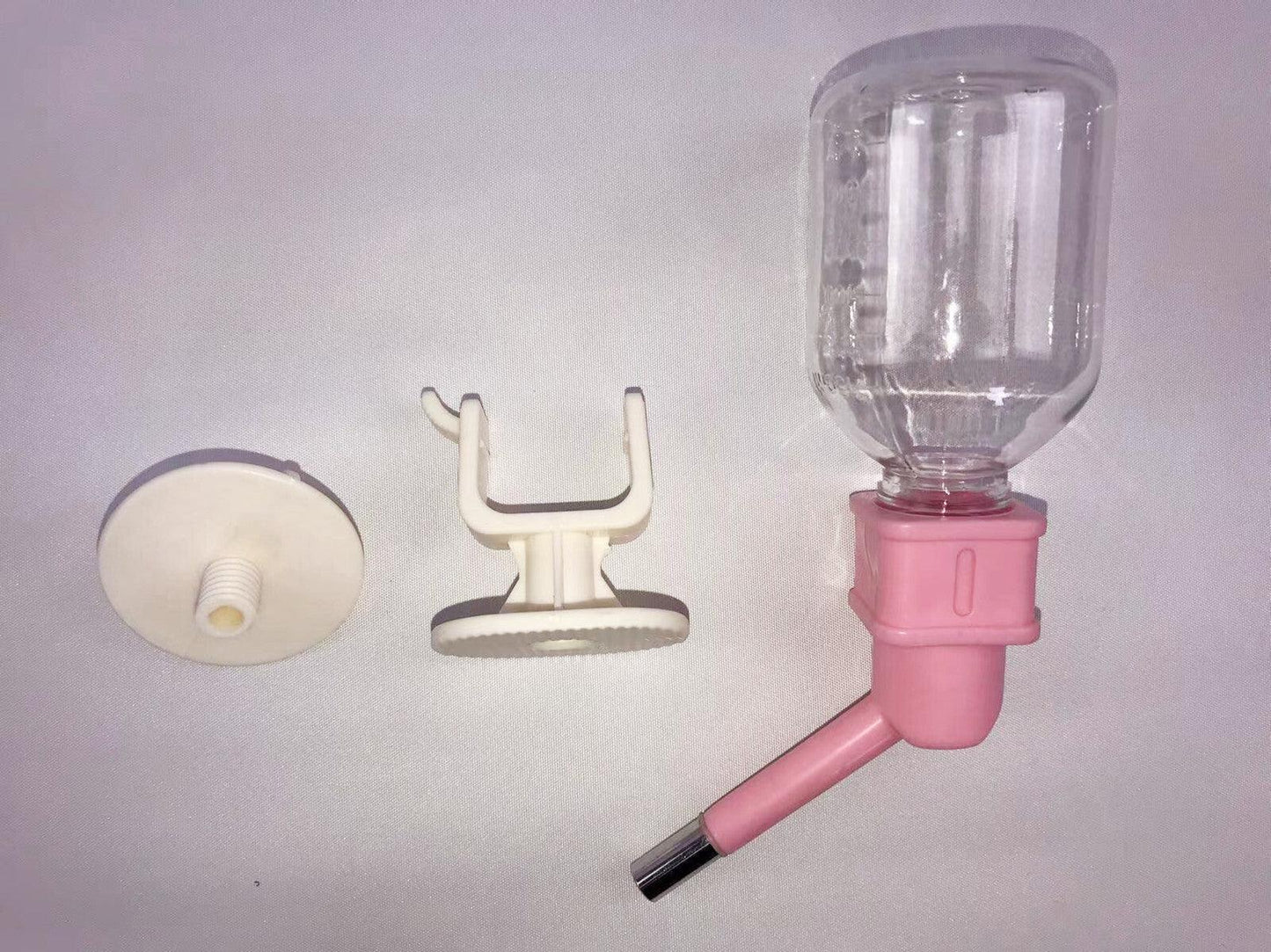 YES4PETS 2 x Pet Hanging Water Bottle No Drip Water Dispenser Rabbit Dog Cat Drinking Bottle-Pink - Mega Pet Store