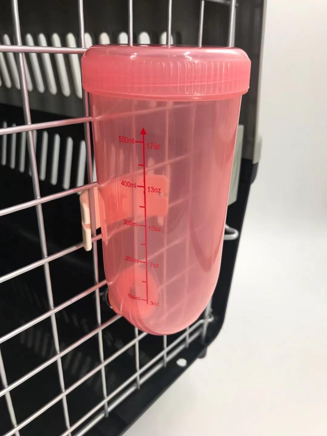 YES4PETS 500ml Dog Cat Hamster Rabbit Water Bottle Hanging Drinking Dispenser Feeder Pink - Mega Pet Store