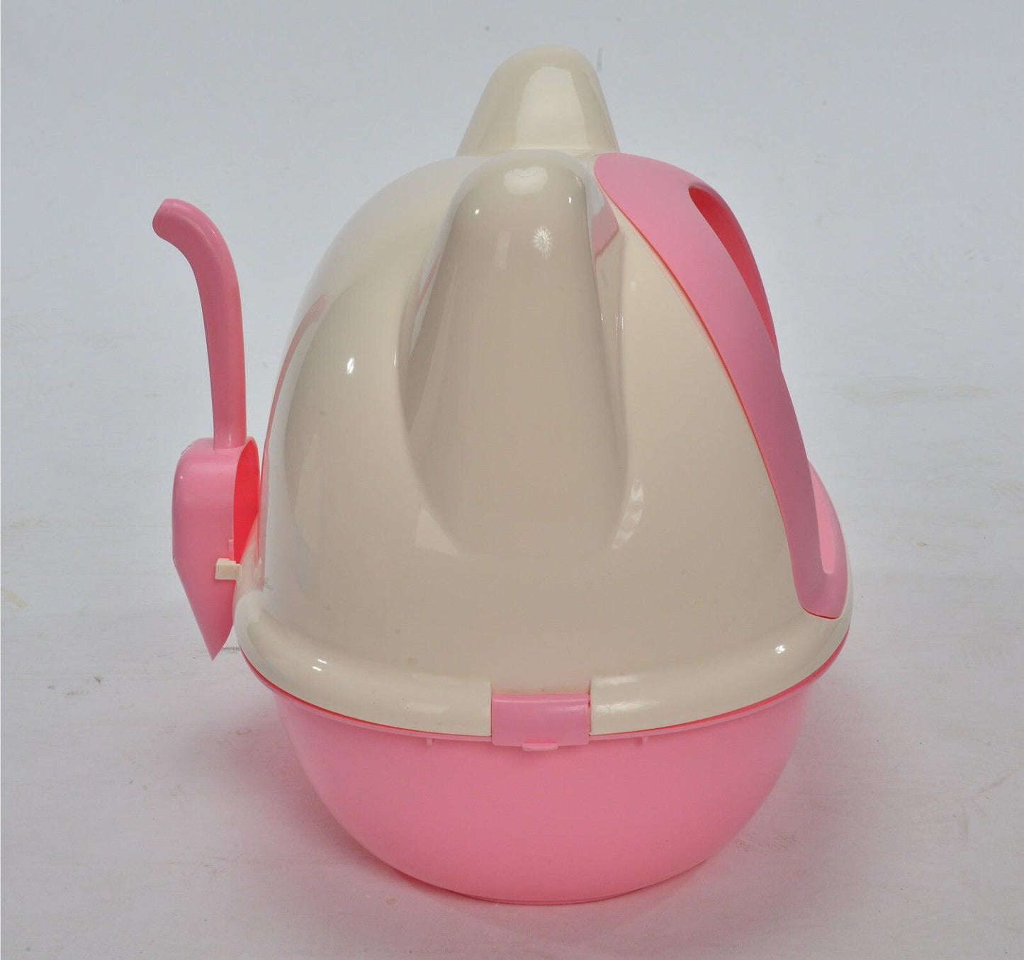 YES4PETS Medium Hooded Cat Toilet Litter Box Tray House With Scoop Pink - Mega Pet Store