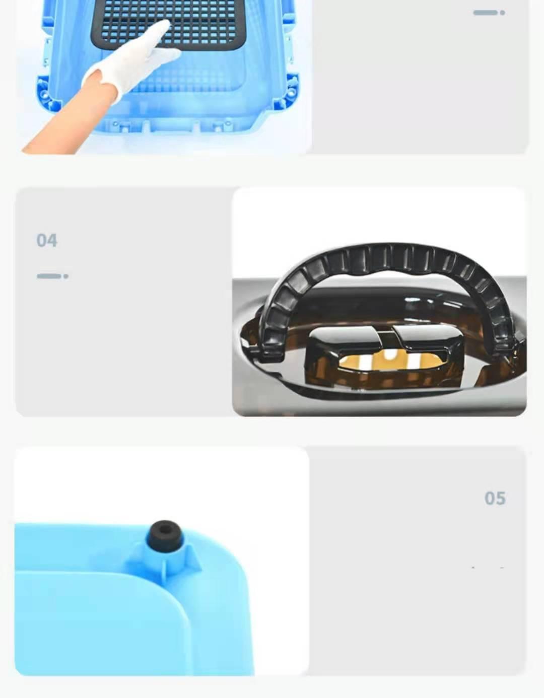 YES4PETS Large Dog Cat Crate Pet Rabbit Carrier Travel Cage With Tray & Window Blue - Mega Pet Store