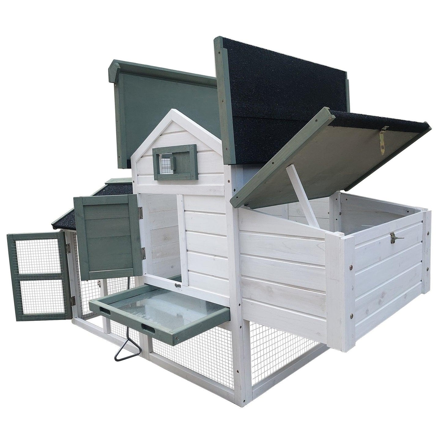 YES4PETS Medium Chicken Coop Rabbit Hutch Guinea Pig Cage Ferret House - Mega Pet Store