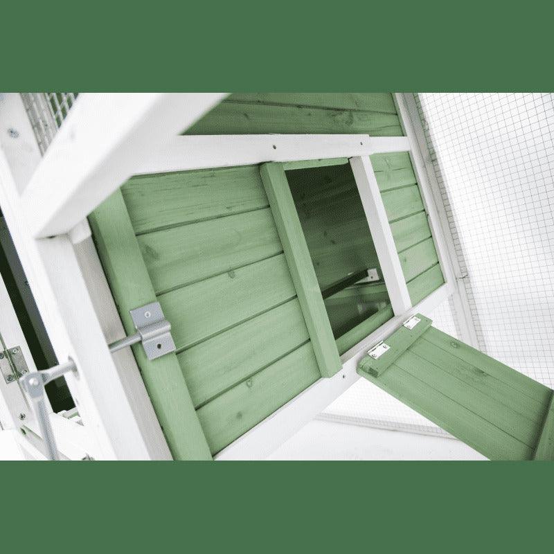 YES4PETS Large Chicken Coop Rabbit Hutch Ferret Cage Hen Chook Cat Kitten House 190x90X116 cm Green - Mega Pet Store