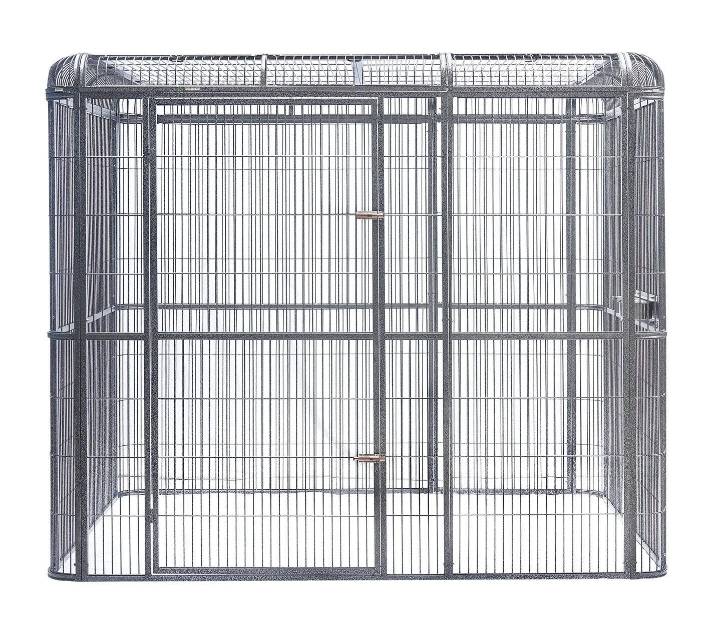 YES4PETS XXXXL Walk-in Bird Cat Dog Cage Pet Parrot Aviary Perch 219x158x203cm With Green Cover - Mega Pet Store