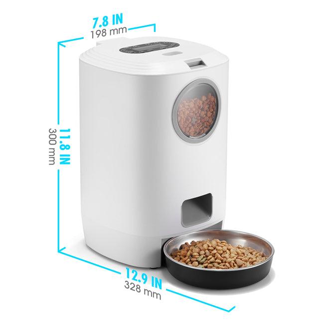 YES4PETS 4.5L Visible Automatic Digital Pet Dog Cat Feeder Food Bowl Dispenser - Mega Pet Store