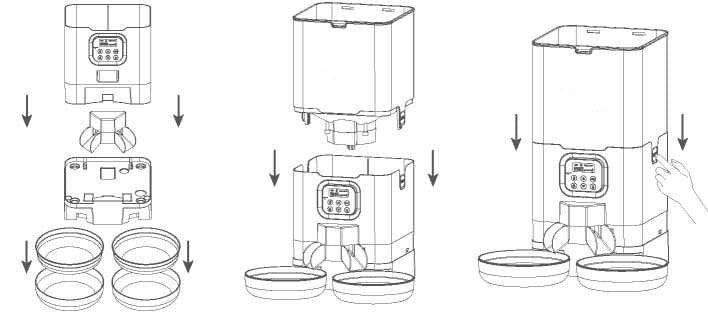 YES4PETS 6L Automatic Digital Pet Dog Cat Feeder Double Food Bowl Dispenser - Mega Pet Store