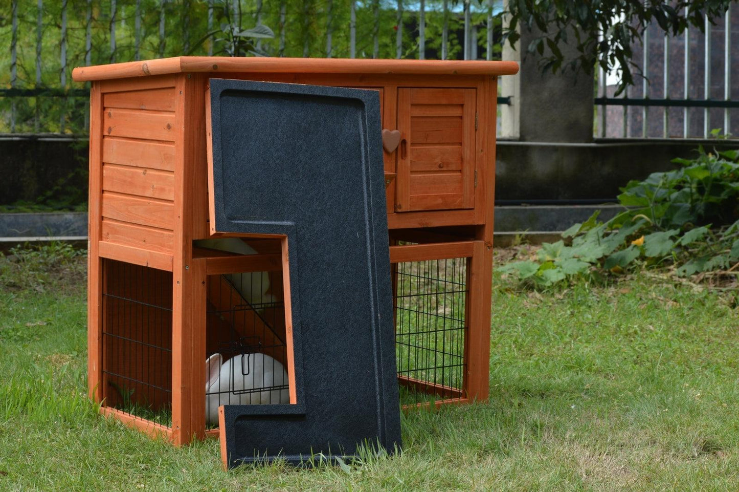 YES4PETS Double Storey Rabbit Hutch Guinea Pig Cage , Ferret cage W Pull Out Tray - Mega Pet Store