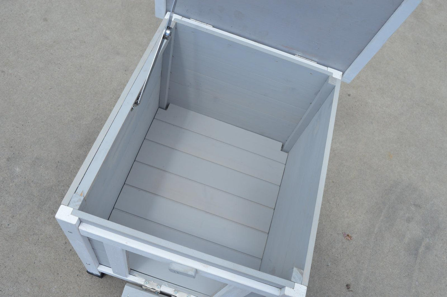YES4PETS Grey Small Chicken Coop Rabbit Hutch Ferret Cage Guinea Pig Dog Cat Nesting Box - Mega Pet Store