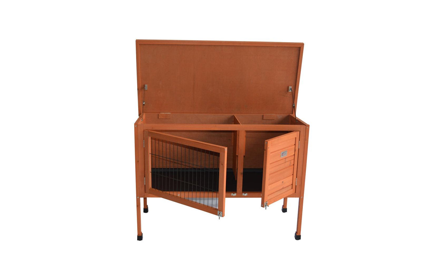 YES4PETS Large Single Wooden Pet Rabbit Hutch Guinea Pig Ferret Cage - Mega Pet Store