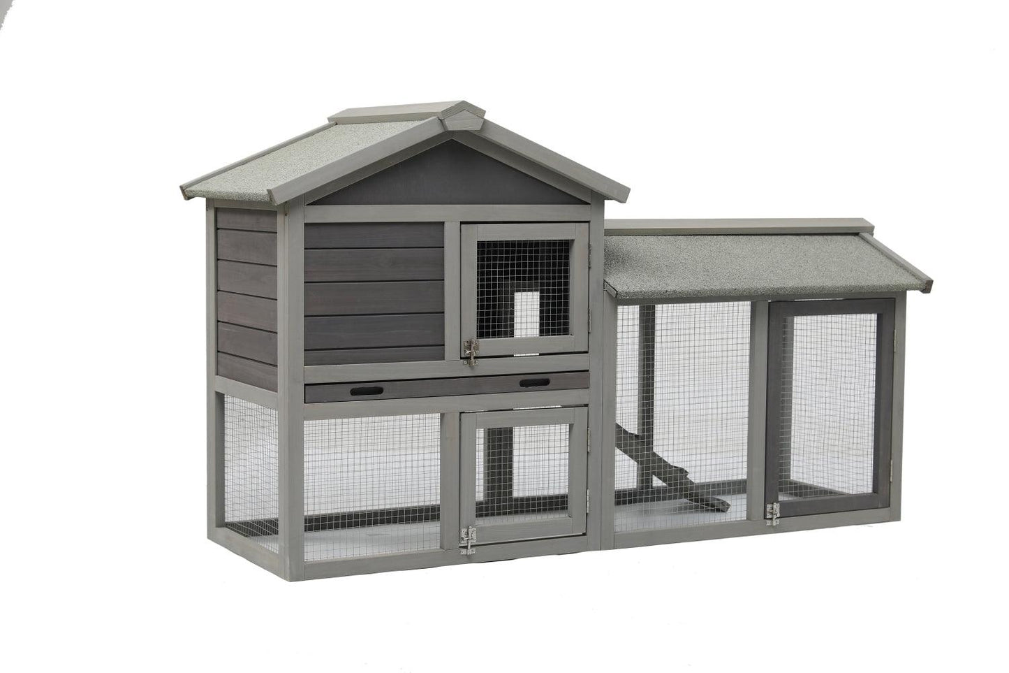 YES4PETS 148cm Rabbit Hutch Quail Run Wooden Cage Guinea Pig Cage House - Mega Pet Store