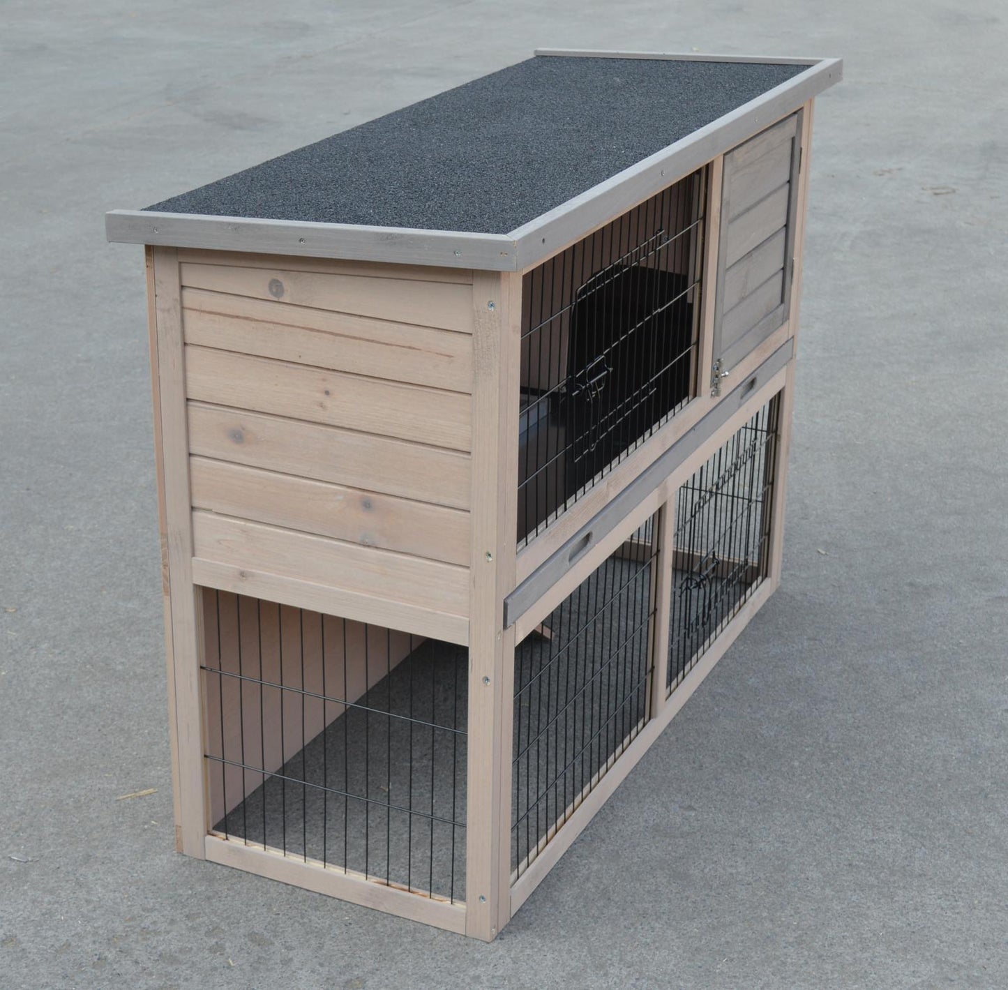 YES4PETS Double Storey Rabbit Hutch Guinea Pig Cage , Ferret cage W Pull Out Tray - Mega Pet Store