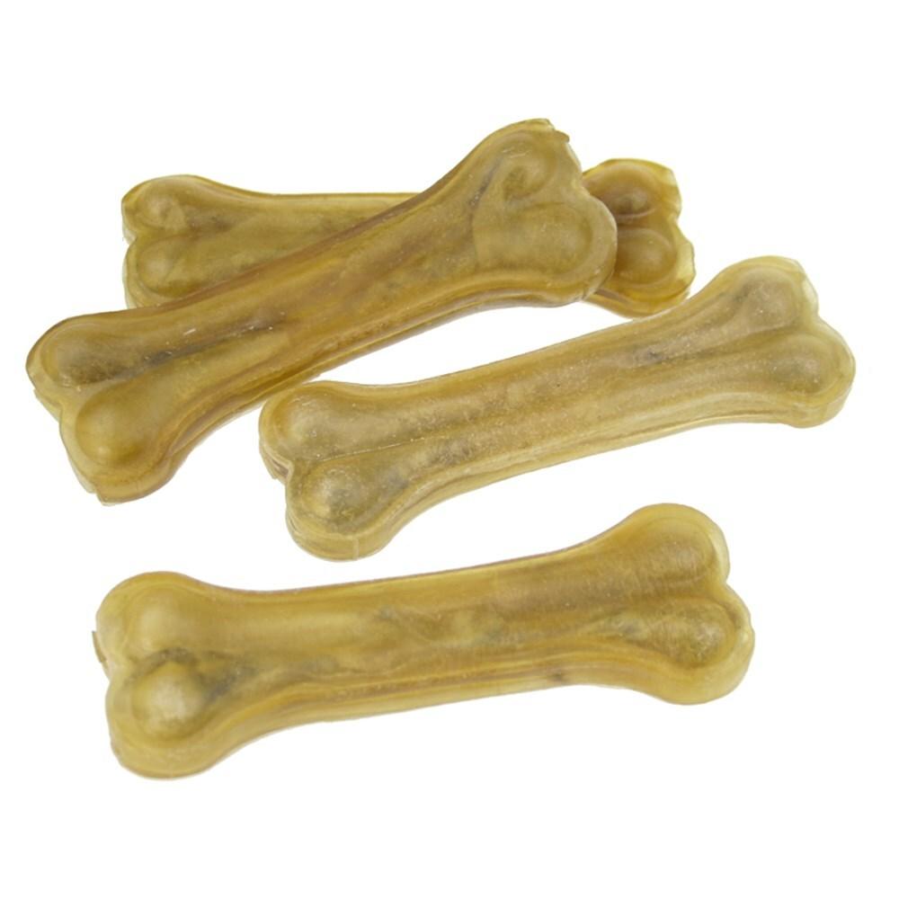 6 x Bags Natural Beef Rawide Bones Stick Chews Long Lasting Dog Treat Adult Puppy Food - Mega Pet Store