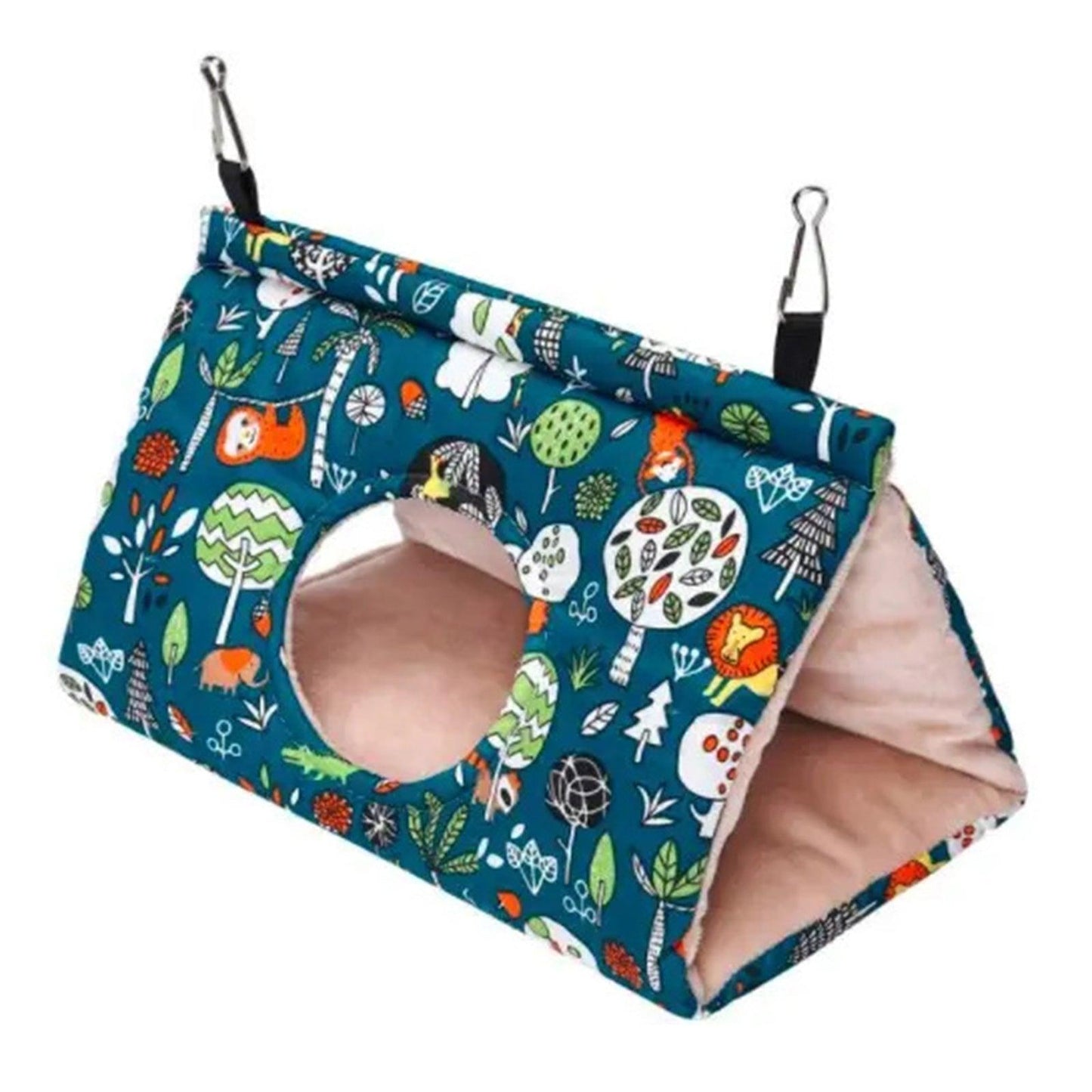 Pawfriends Bird Sleep Cotton Nest Cage Hut Pet Hammock Hang Cave Bed Parrot Warm Tent M AU - Mega Pet Store