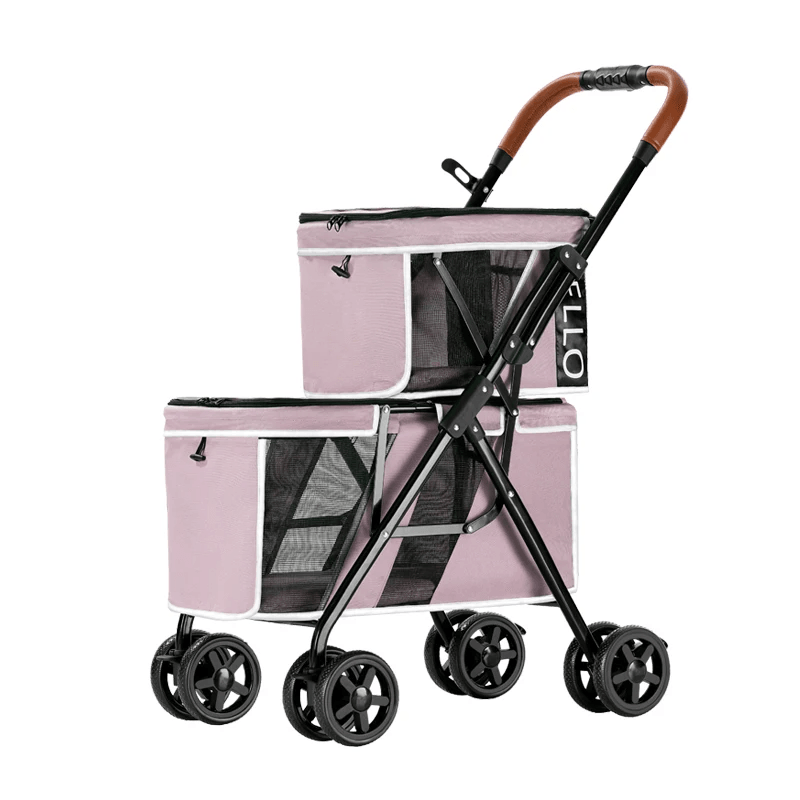 Bello Double Dog-Pink - Mega Pet Store