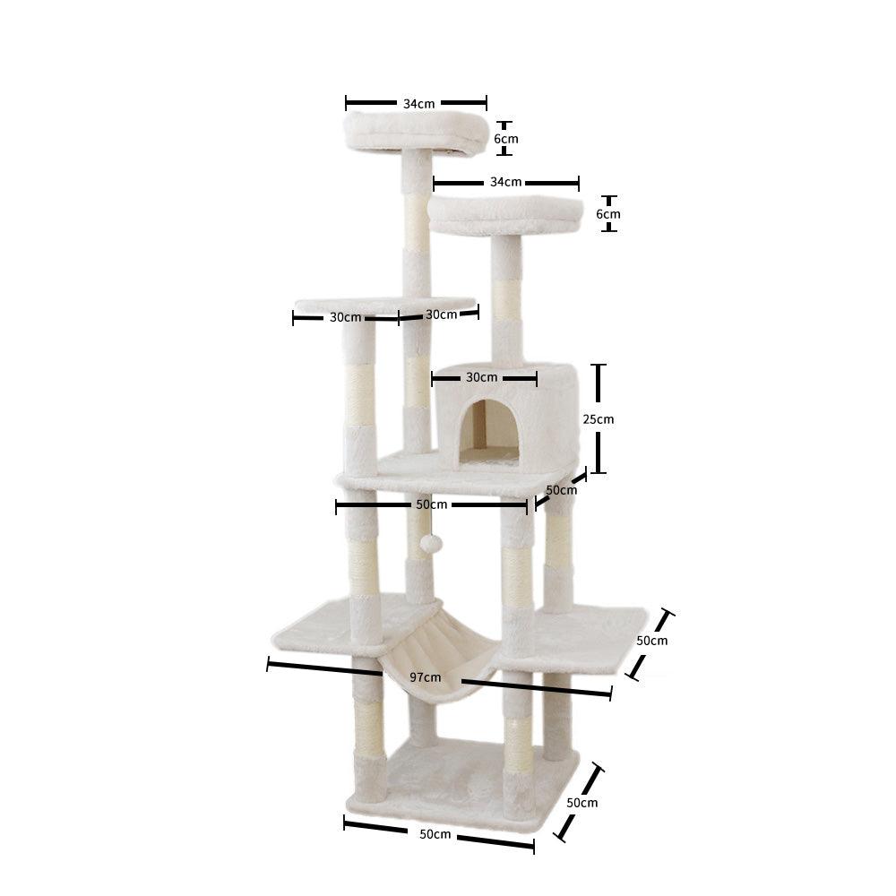 CATIO Tranquility Condo Scratching Post 50x50x174cm - Mega Pet Store