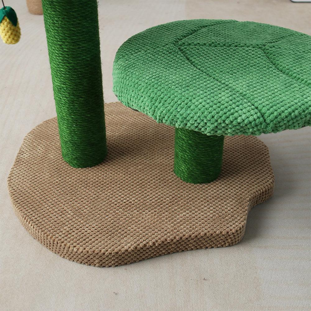 CATIO 2 Level Yellow Camelia Flower Cat Scratching Tree - Mega Pet Store