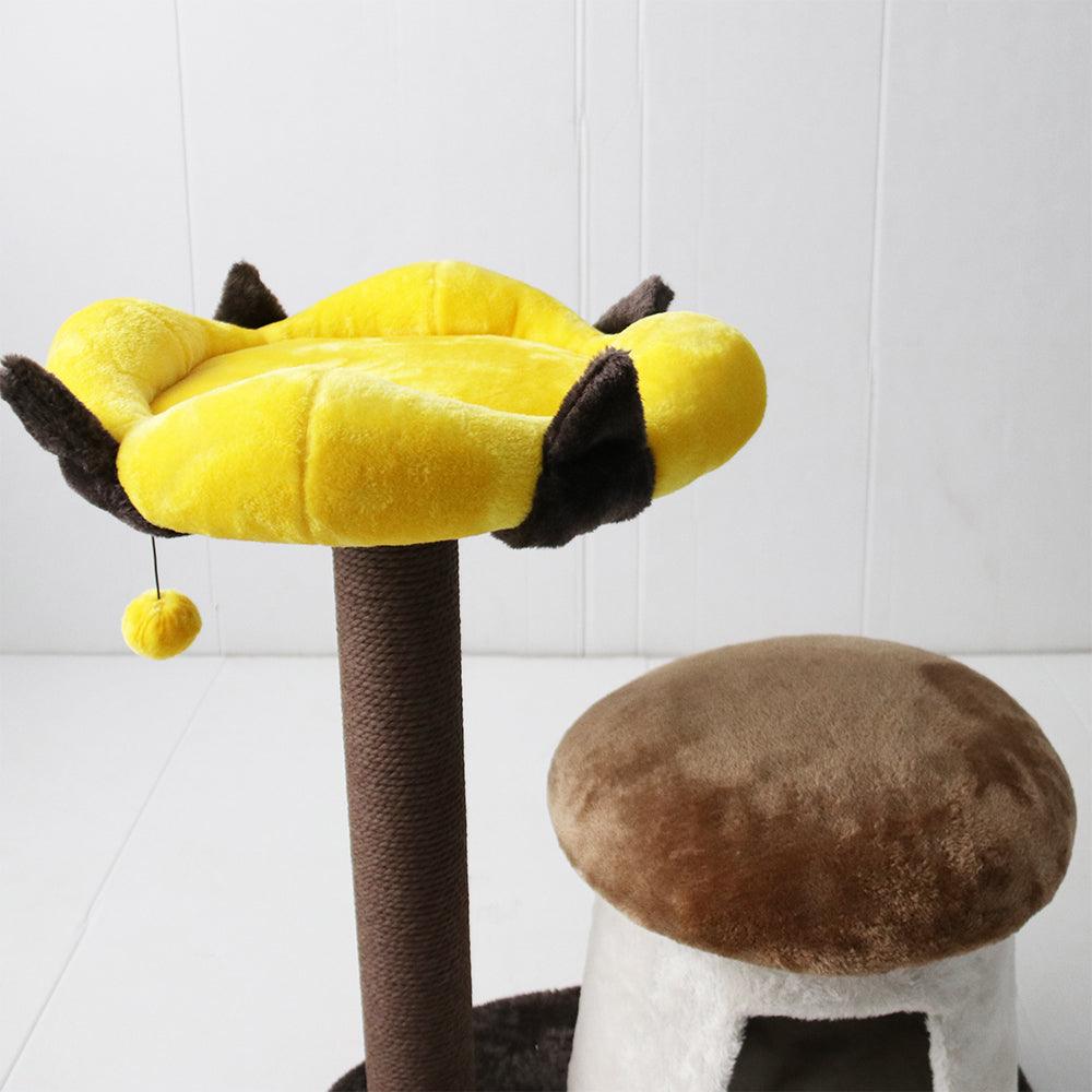 CATIO Cat House With Enchanted Flower Cat Scratching Tree - Mega Pet Store