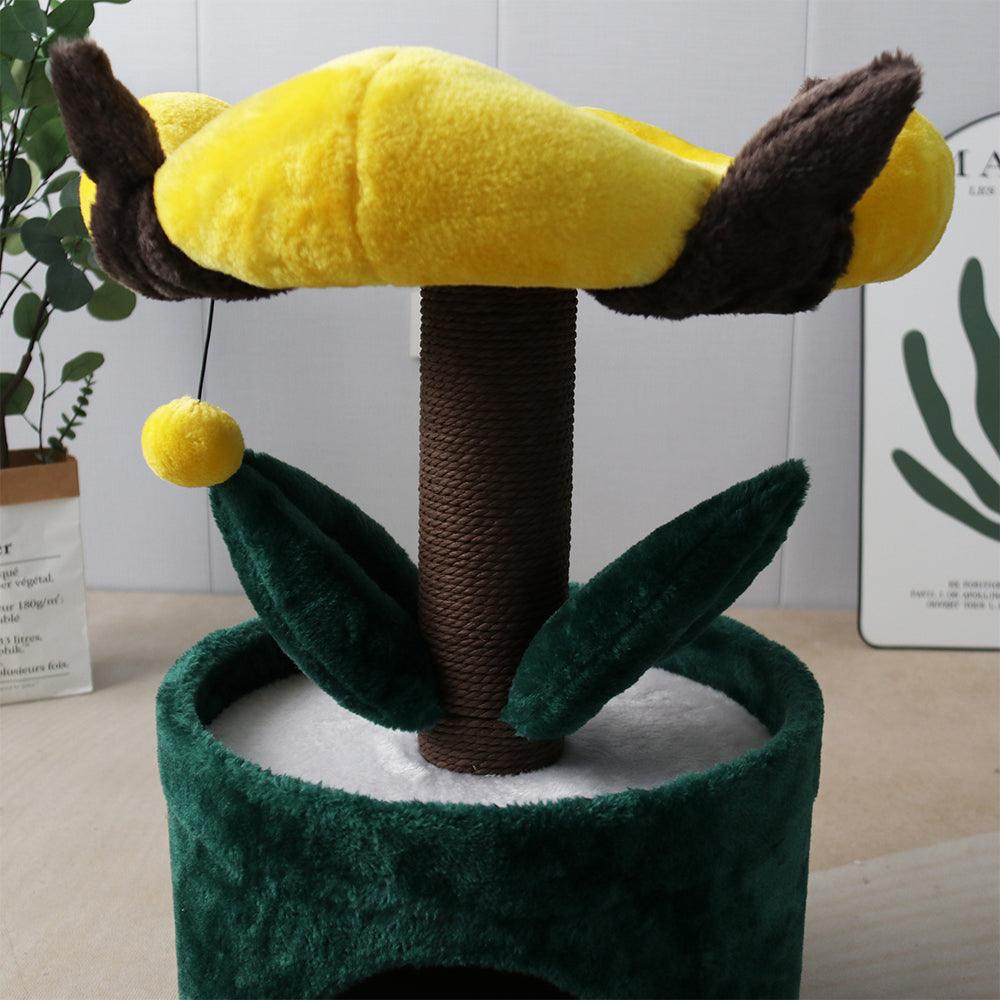 CATIO Bucket Cat House With Enchanted Flower Cat Tree - Mega Pet Store
