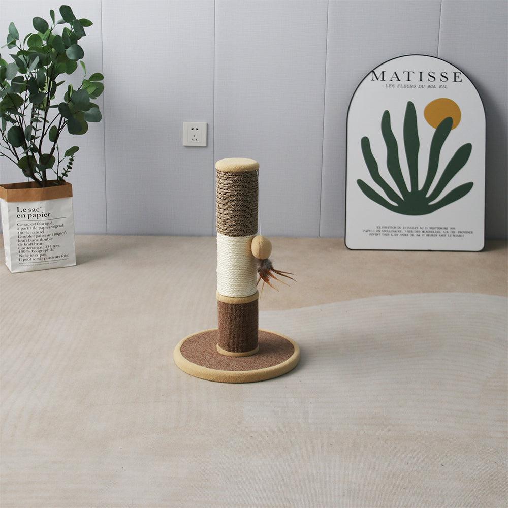 CATIO Sisal Cat Scratching Post With Hanging Cat Toy - Mega Pet Store