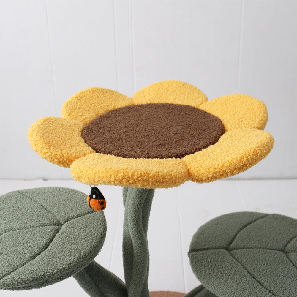 CMISSTREE 3-Level Sunflower Cat Tree - Mega Pet Store