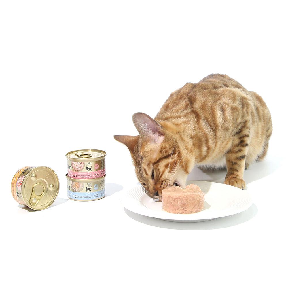 CAT FOREST Premium Tuna White Meat With Chicken In Jelly Cat Canned Food 85G X 24 - Mega Pet Store