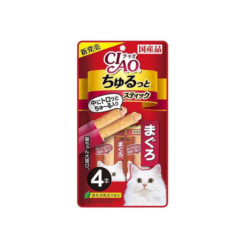 CIAO Churu Rolls Cat Wet Treat Tuna Flavour- 12G X 4 CS-121 X6 - Mega Pet Store