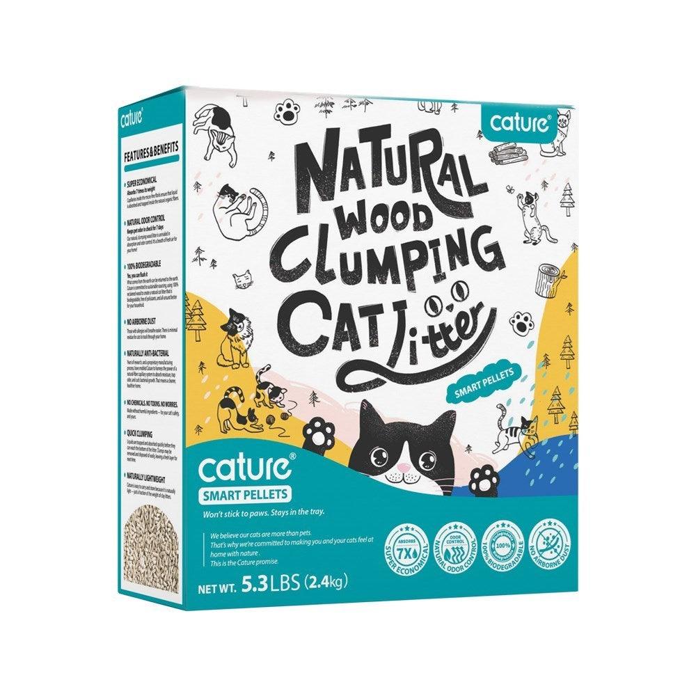CATURE Wood Clumping Cat Litter Smart Pellets Box 6L/2.4Kg - Mega Pet Store