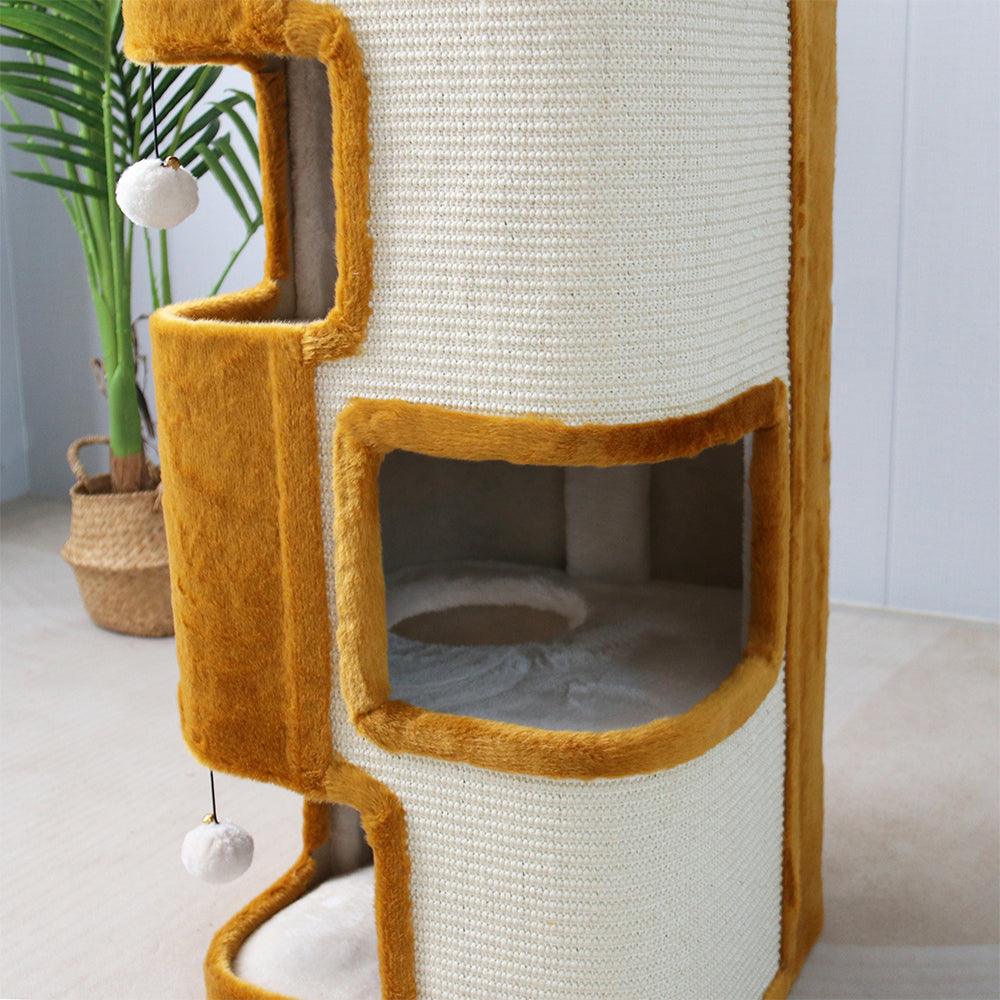 CATIO Three-Level Condo - Yellow - Mega Pet Store